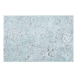 Laila Ali Foiled Icey Blue Faux Fur Accent Rug, 2x3