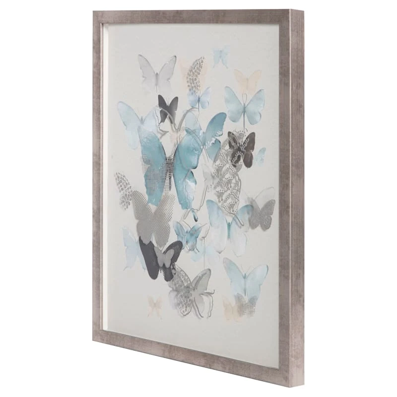 Laila Ali Framed Butterfly Wall Art, 16x20 2 Laila Ali Framed Butterfly Wall Art, 16x20 - Image 2