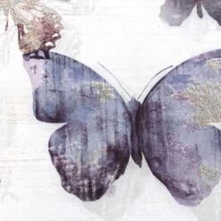 Laila Ali Framed Metallic Butterflies Canvas Wall Art, 24" -Home Decor Store laila ali framed metallic butterflies canvas wall art 24 4
