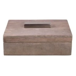 Laila Ali Grey Box With Metal Handle, 8x6