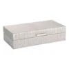 Laila Ali Metallic Seagrass Decorative Box, Medium