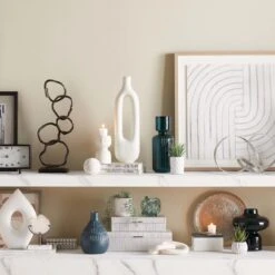 Laila Ali Metallic Seagrass Decorative Box, Medium -Home Decor Store laila ali metallic seagrass decorative box medium 2