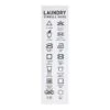 Laundry Symbols Wall Art, 12x44