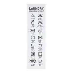 Laundry Symbols Wall Art, 12x44