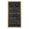 Lessons From The Laundry Room Wall Art, 12x24