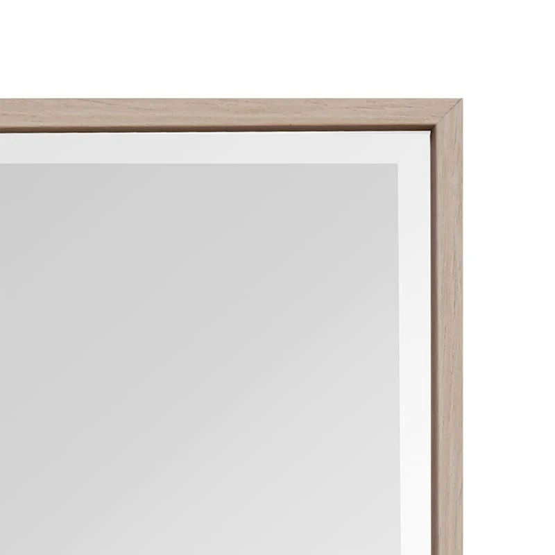 Light Natural Thin Framed Leaner Mirror, 24x58 3 Light Natural Thin Framed Leaner Mirror, 24x58 - Image 3