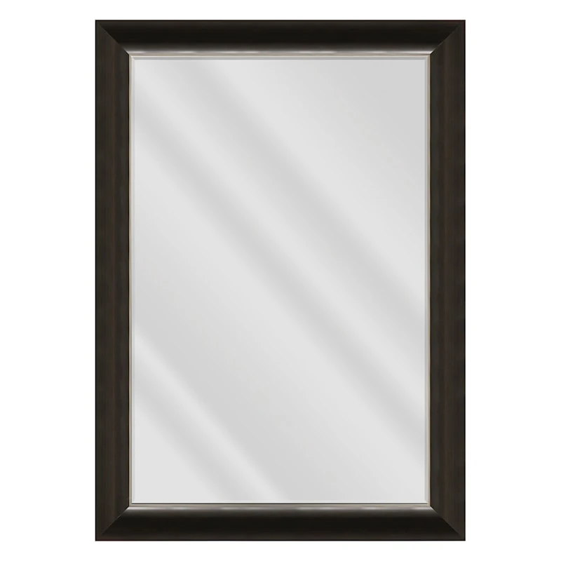 Lynn Mocha Wall Mirror, 31x43 1 Lynn Mocha Wall Mirror, 31x43