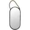 Metal Hanging Oval Wall Mirror, 8x16