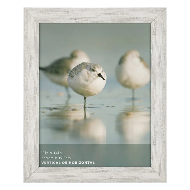 Metallic Grey Scoop Wall Frame, 11x14 1 Metallic Grey Scoop Wall Frame, 11x14