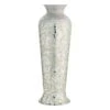 Mosaic Metal Floor Vase, 30"