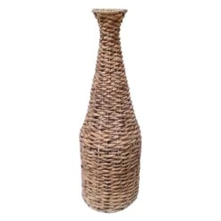 Natural Water Hyacinth Vase, 36"