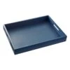 Navy Blue Decorative Wood Tray, 16x12
