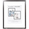 Pewter Linear Profile Floating Wall Frame, 16x20