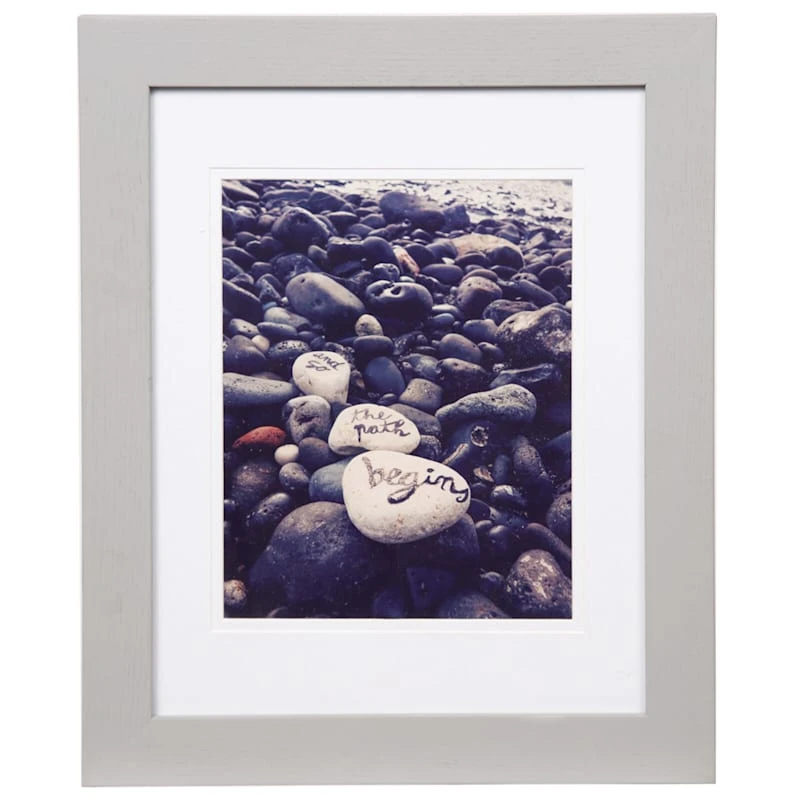 Pick & Mix 11x14 Matted To 8x10 Air Float Linear Wall Frame, Grey 1 Pick & Mix 11x14 Matted To 8x10 Air Float Linear Wall Frame, Grey
