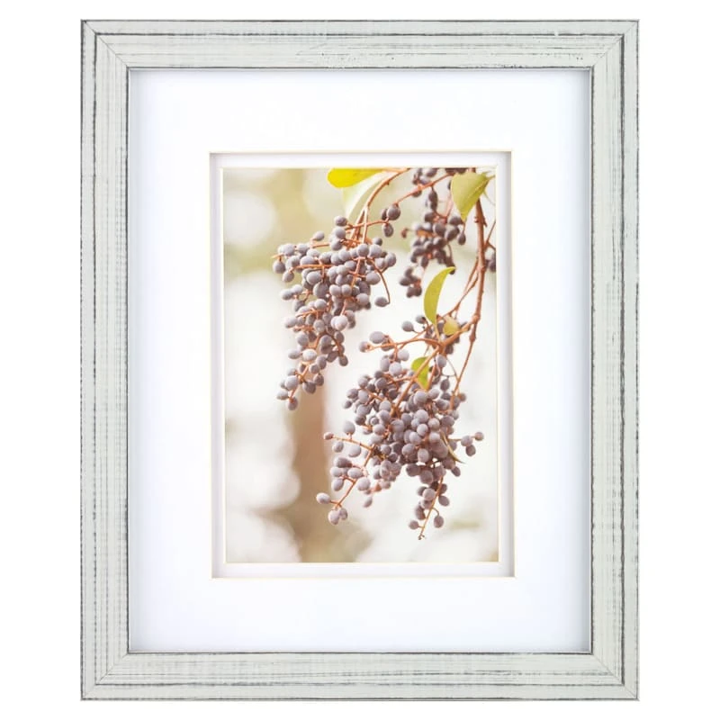 Pick & Mix 8x10 Matted To 5x7 Thin Linear Wall Frame, Whitewash 1 Pick & Mix 8x10 Matted To 5x7 Thin Linear Wall Frame, Whitewash