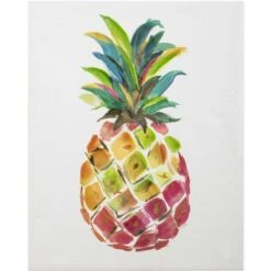 Pineapple Canvas Wall Art, 16x20
