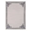 Providence Fenix Ivory Border Accent Rug, 27x45