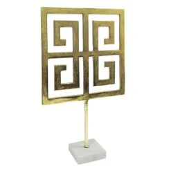 Providence Key Scroll Sculpture Table Decor, 19"