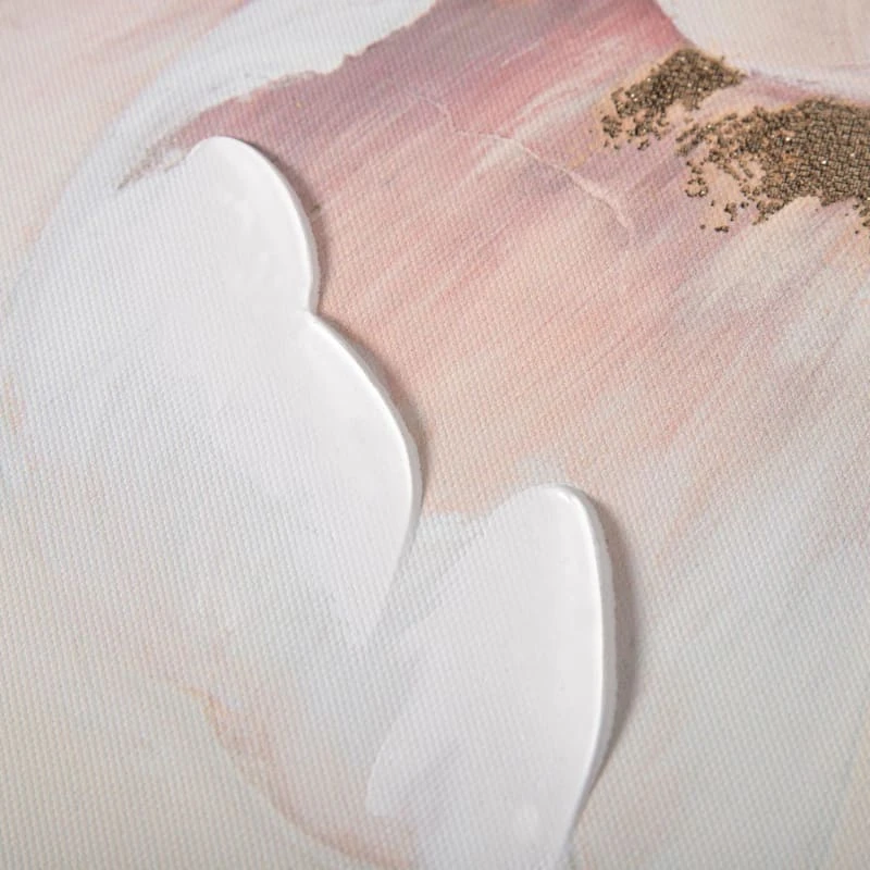 Providence Pink & White Flower Canvas Wall Art, 20" 5 Providence Pink & White Flower Canvas Wall Art, 20" - Image 5