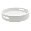 Providence White Round Tray, 12"