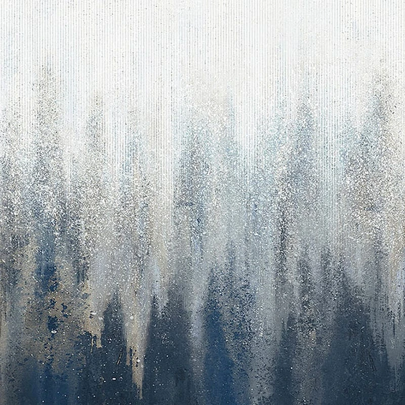 Silver Beats Textured Canvas Wall Art, 56x28 2 Silver Beats Textured Canvas Wall Art, 56x28 - Image 2