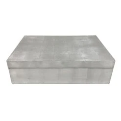 Silver Decorative Box, 13x7