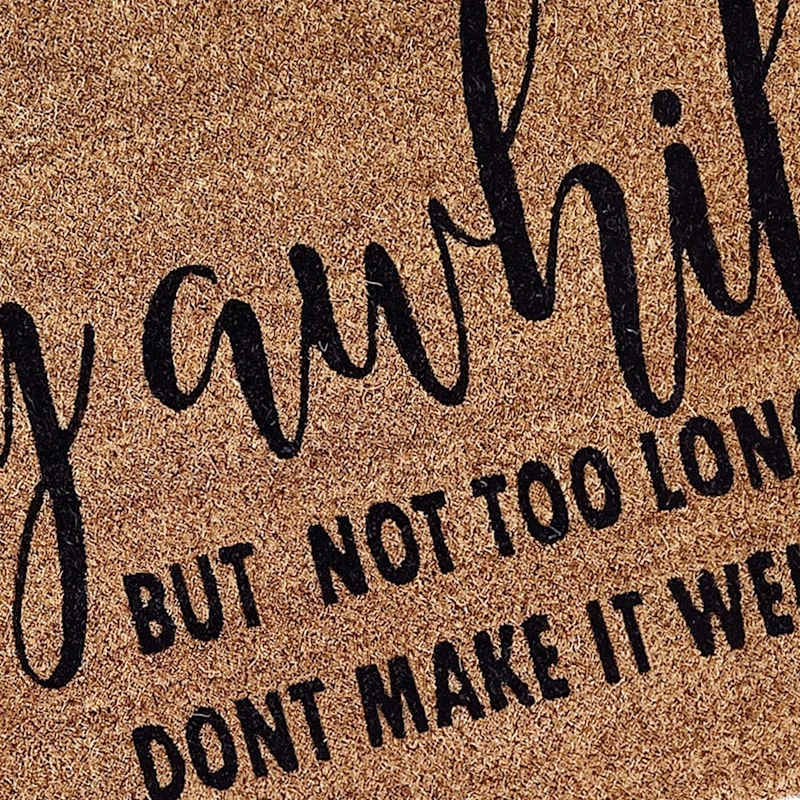 Stay Awhile Coir Mat, 18x30 2 Stay Awhile Coir Mat, 18x30 - Image 2