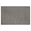 Tonal Lite Grey Puff-Back Kitchen Mat, 22x60