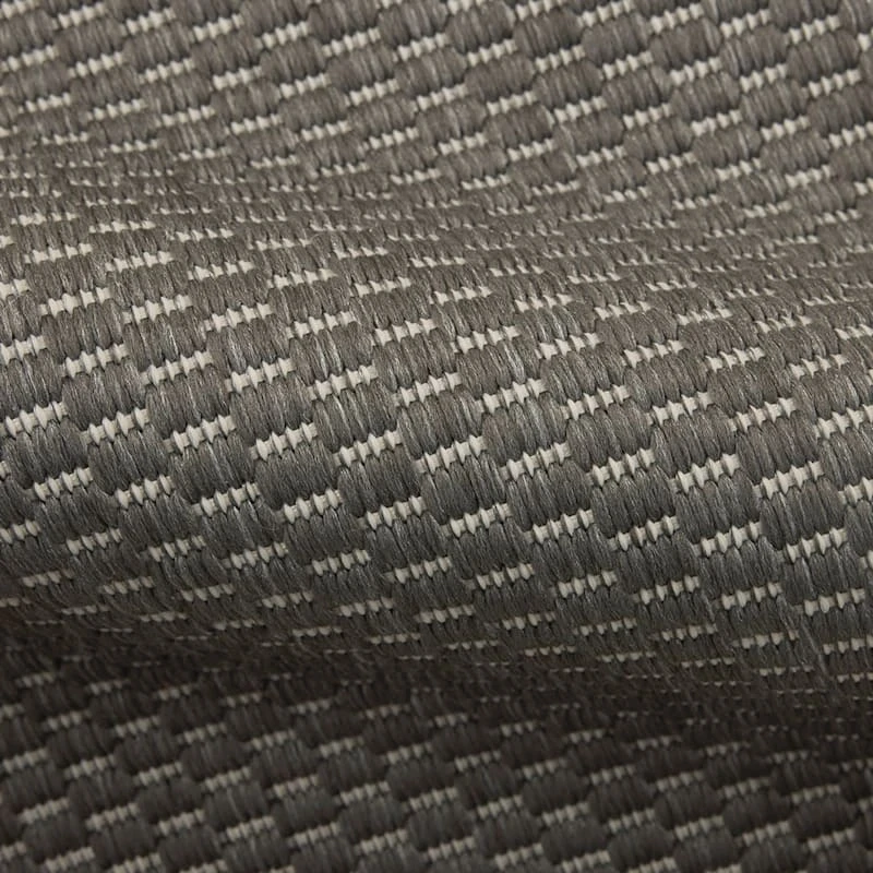 Tonal Lite Grey Puff-Back Kitchen Mat, 22x60 4 Tonal Lite Grey Puff-Back Kitchen Mat, 22x60 - Image 4