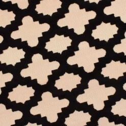 Torino Black Trellis Area Rug, 5x7 -Home Decor Store torino black trellis area rug 5x7 4