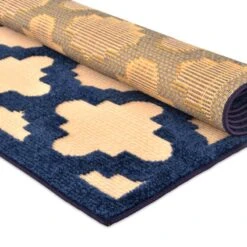 Torino Navy Blue Trellis Area Rug, 5x7 7 Torino Navy Blue Trellis Area Rug, 5x7 -Home Decor Store torino navy blue trellis area rug 5x7 3
