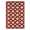 Torino Red Trellis Area Rug, 5x7
