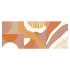 Tracey Boyd 3-Piece Abstract Canvas Wall Art, 48x20