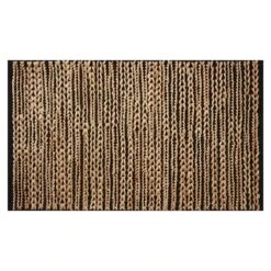 Tracey Boyd Black Jute Accent Rug, 27x45