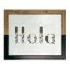 Tracey Boyd Glass Framed Hola Print Wall Art, 24x20