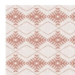 Tracey Boyd Pacas Coral & Ivory Tribal Accent Rug, 27x45 -Home Decor Store tracey boyd pacas coral ivory tribal accent rug 27x45 3