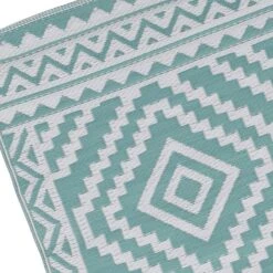 Turquoise Diamond Design Plastic Outdoor Area Rug, 5x7 9 Turquoise Diamond Design Plastic Outdoor Area Rug, 5x7 -Home Decor Store turquoise diamond design plastic outdoor area rug 5x7 4