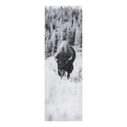 Ty Pennington Bison Grazing Canvas Wall Art, 12x36