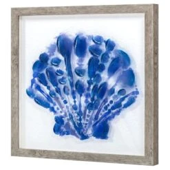 Ty Pennington Framed Blue Shell Textured Canvas Wall Art, 13" -Home Decor Store ty pennington framed blue shell textured canvas wall art 13 2