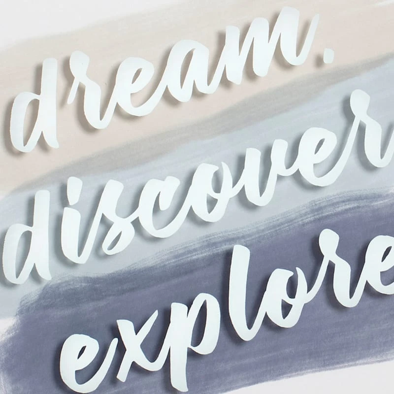 Ty Pennington Glass Framed Dream Print Wall Art, 14" 6 Ty Pennington Glass Framed Dream Print Wall Art, 14" - Image 6