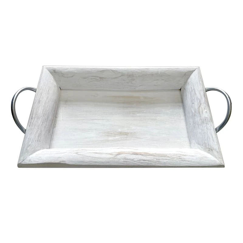 Ty Pennington Natural Wood Decorative Tray, 23" 1 Ty Pennington Natural Wood Decorative Tray, 23"