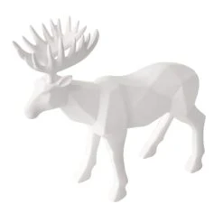 Ty Pennington White Deer Figurine, 8"