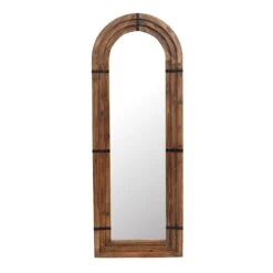 Ty Pennington Wood Arch Leaner Mirror, 25x68