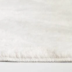 Washable Bliss White Faux Rabbit 27X45 -Home Decor Store washable bliss white faux rabbit 27x45 5