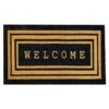 Welcome Coir Doormat 22x47