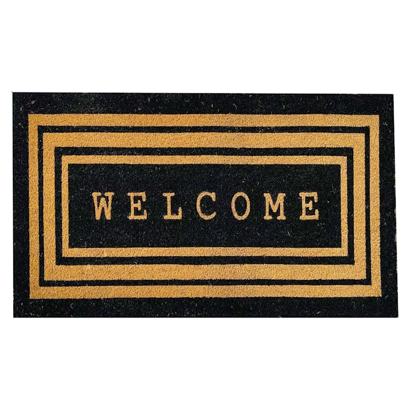 Welcome Coir Doormat 22x47 1 Welcome Coir Doormat 22x47
