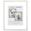 White Linear Profile Floating Wall Frame, 16x20
