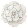 White Metal Wall Flower Wall Decor, 24"