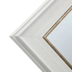 White With Gold Framed Wall Mirror, 24x36 6 White With Gold Framed Wall Mirror, 24x36 -Home Decor Store white with gold framed wall mirror 24x36 3