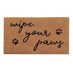 Wipe Your Paws Coir Mat, 18x27